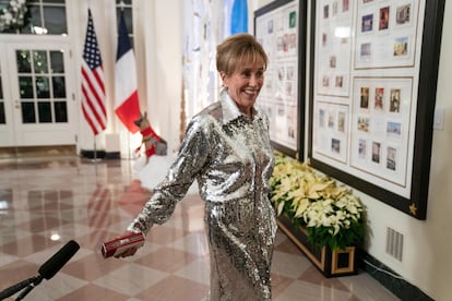 A la cena oficial acudieron también familiares del presidente estadounidense como su hermana, Valerie Biden.