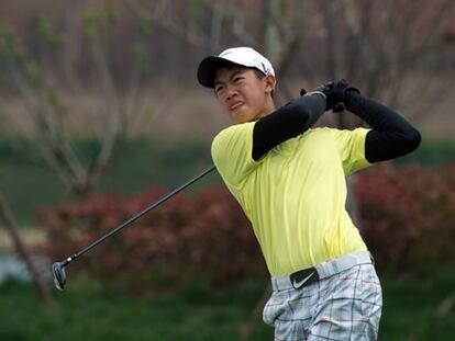 El golfista Ye Wo-cheng.
