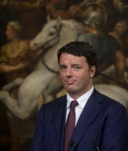 El Primer Ministro italiano Matteo Renzi.