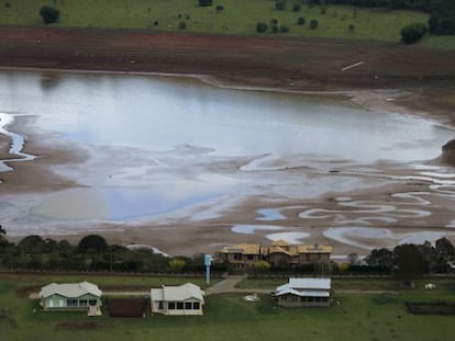 El Sistema Cantareira, la principal represa del Estado de São Paulo, sufre las consecuencias de la estación de lluvias más escasa en 45 años