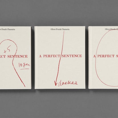 Portada de 'A Perfect Sentence', de  Oliver Frank Chanarin. Loose Joints. 