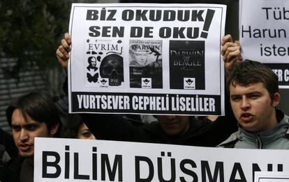Una manifestación contra la censura en Turquía