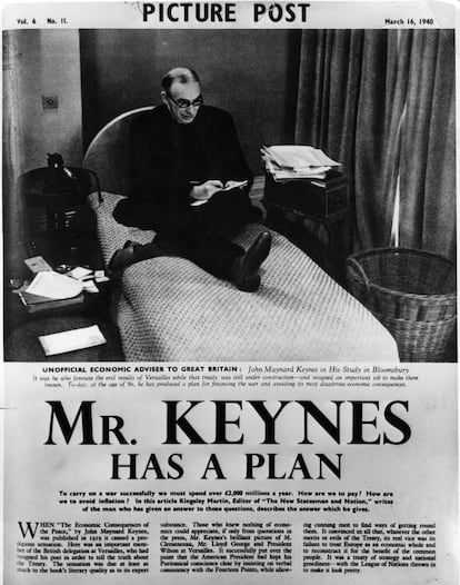 Portada del 16 de marzo de 1940 de ‘Picture Post’ con el economista británico John Maynard Keynes.