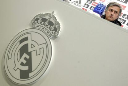 Mourinho, en la rueda de prensa.