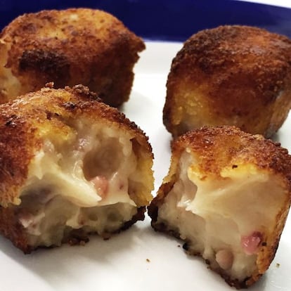 Así se las gastan las croquetas de jamón