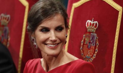 La reina Letizia, en los Premios Princesa de Asturias 2019.