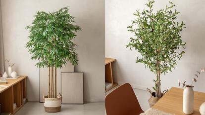 Este es uno de los mejores olivos artificiales que puedes comprar en Amazon