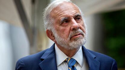 El multimillonario inversor Carl Icahn, fotografiado en Nueva York en 2015.