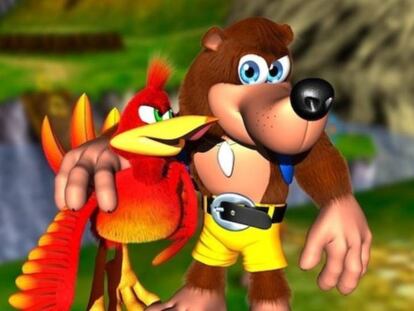 Los protagonistas del clásico videojuego 'Banjo y Kazooie'.