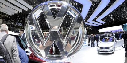 El logotipo de Volkswagen. 