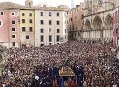 Imagen de la procesión de Las Turbas, en Cuenca, el pasado año.