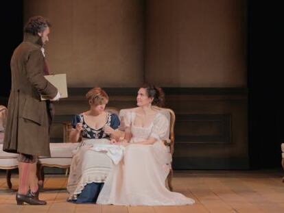 Un momento de la representación de 'Clementina' en el madrileño Teatro de la Zarzuela.