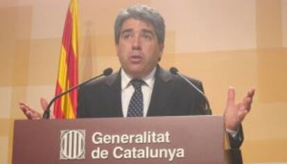 Francesc Homs, portavoz del Gobierno catalán.