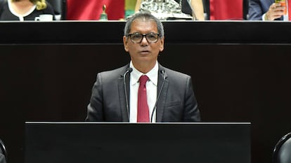 Edgar Amador Zamora, en la Cámara de Diputados este miércoles.