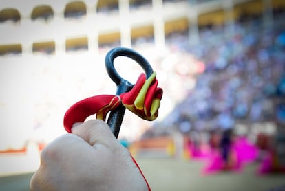 Llave de toriles simbólica de la plaza de Las Ventas.