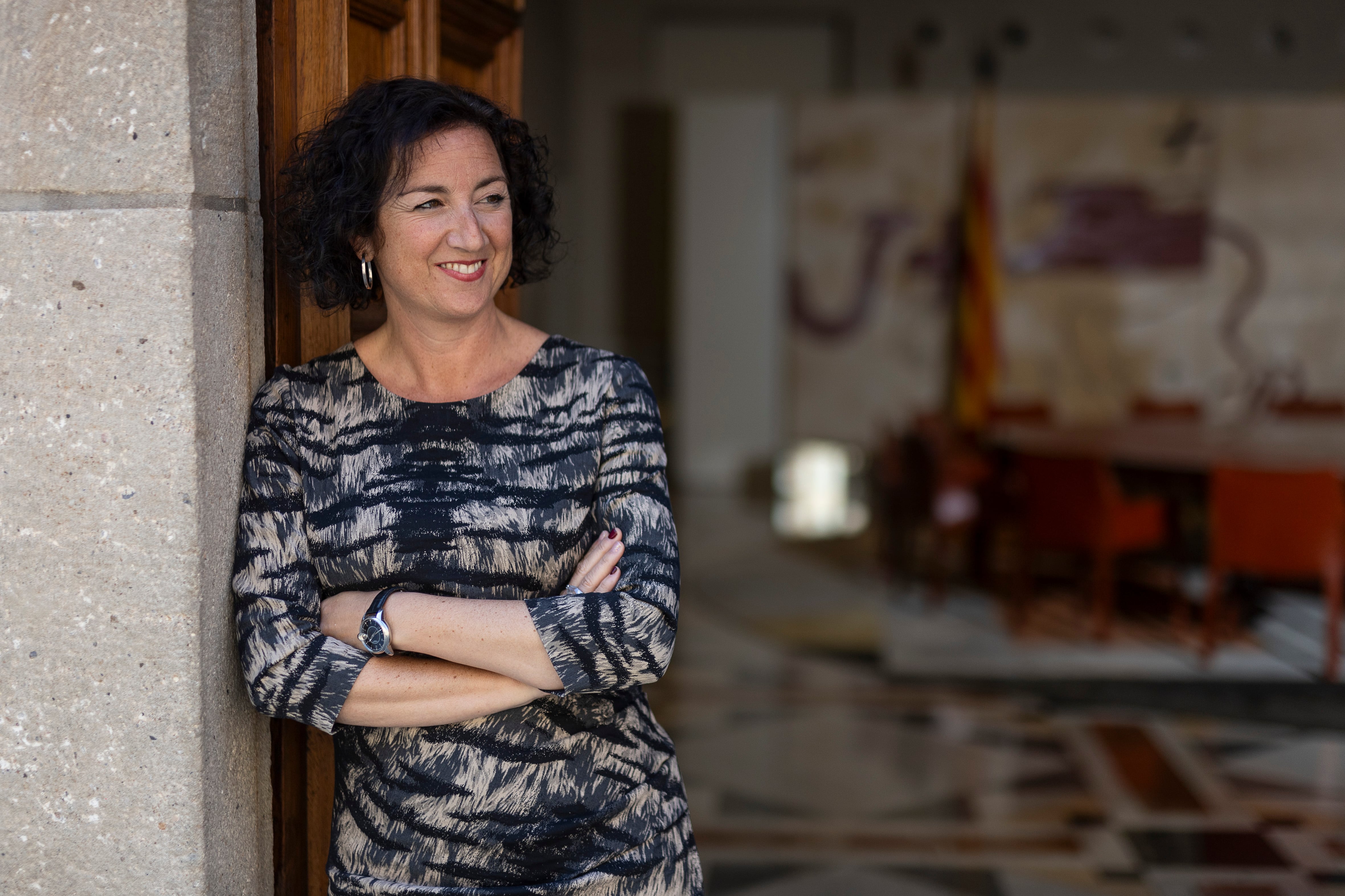 Alícia Romero, consejera de Economía y Finanzas, en el Palau de la Generalitat.
