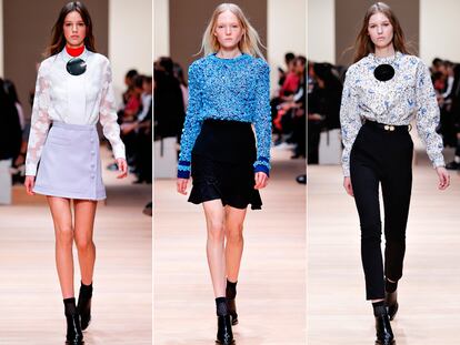 Minifaldas sesenteras y collares XL en el invierno de Carven