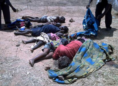 Víctimas de la violencia sectaria en Jos.
