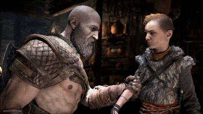 Kratos y su hijo Atreus, en una imagen del juego.