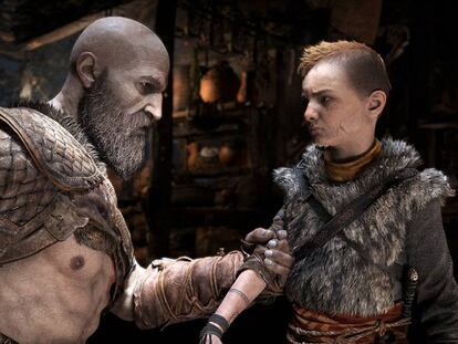 Kratos y su hijo Atreus, en una imagen del juego.