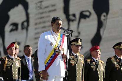 Nicols Maduro durante un evento para conmemorar la Batalla de Ayacucho, el 9 de diciembre en Caracas.