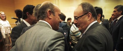 Luis de Guindos con Luis Linde