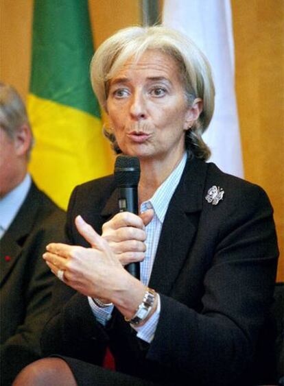 Lagarde, en un acto ayer en París.