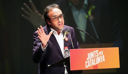 L'exconseller i candidat de Junts per Catalunya Josep Rull, aquest dimarts.