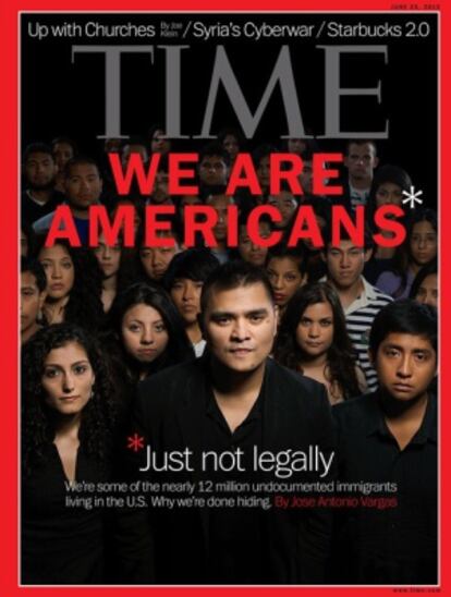 Vargas fue portada de la revista 'Time' en junio de 2012