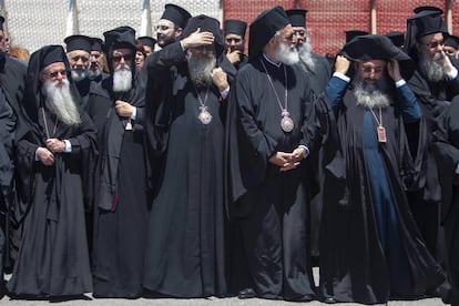 Dignatarios ortodoxos en Chaniá, Creta