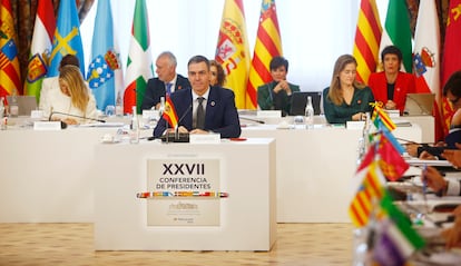 El presidente del Gobierno, Pedro Sánchez, preside la XXVII Conferencia de Presidentes.