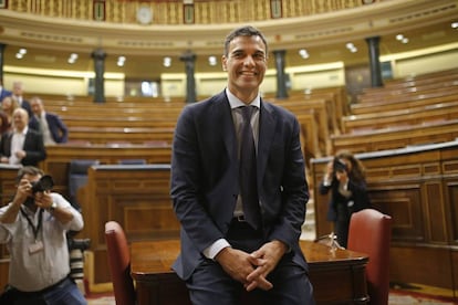 Socialist leader Pedro Sánchez.