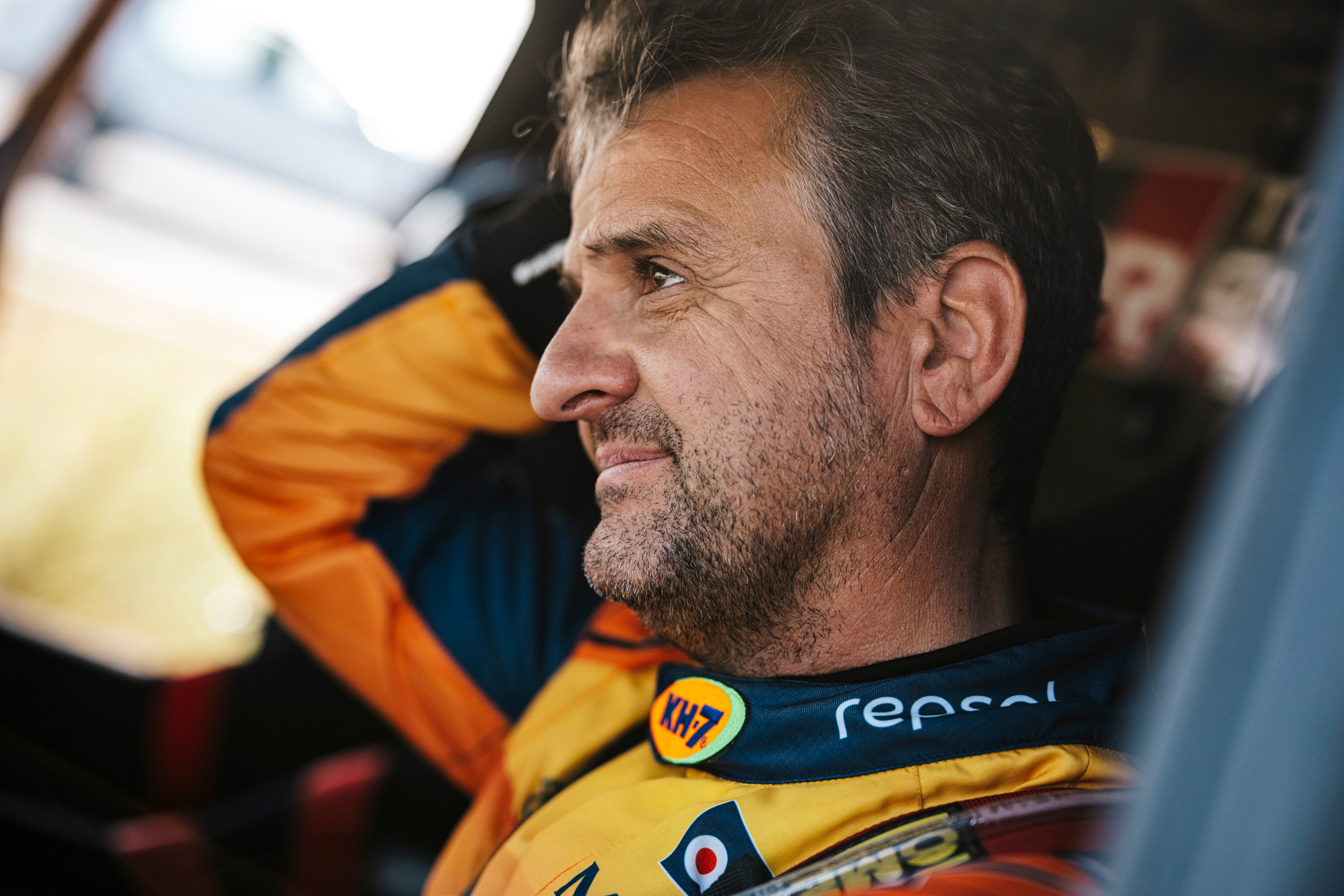Isidre Esteve, en el Rally Raid de Portugal.