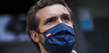 El presidente del Partido Popular, Pablo Casado.