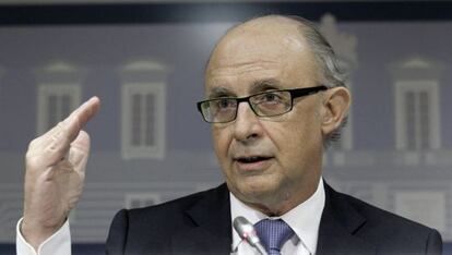 El ministro de Hacienda, Crist&oacute;bal Montoro.