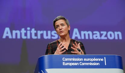 La comisaria europea de Competencia, Margrethe Vestager.