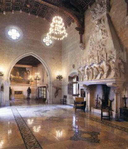 Interior del castillo de Santa Florentina