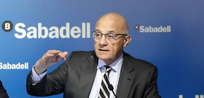 Josep Oliu, presidente del Banco Sabadell.