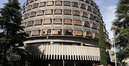 Fachada del edificio del Tribunal Constitucional.