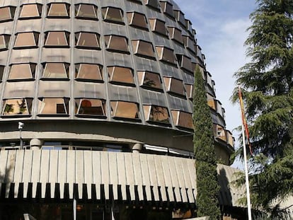 Fachada del edificio del Tribunal Constitucional.