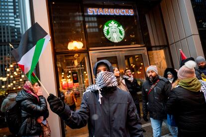 Protest in support of Palestinians