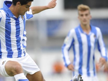 Imagen de un partido amistoso de la Real Sociedad
