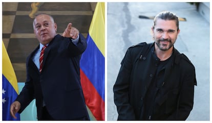 Juanes y Diosdado Cabello