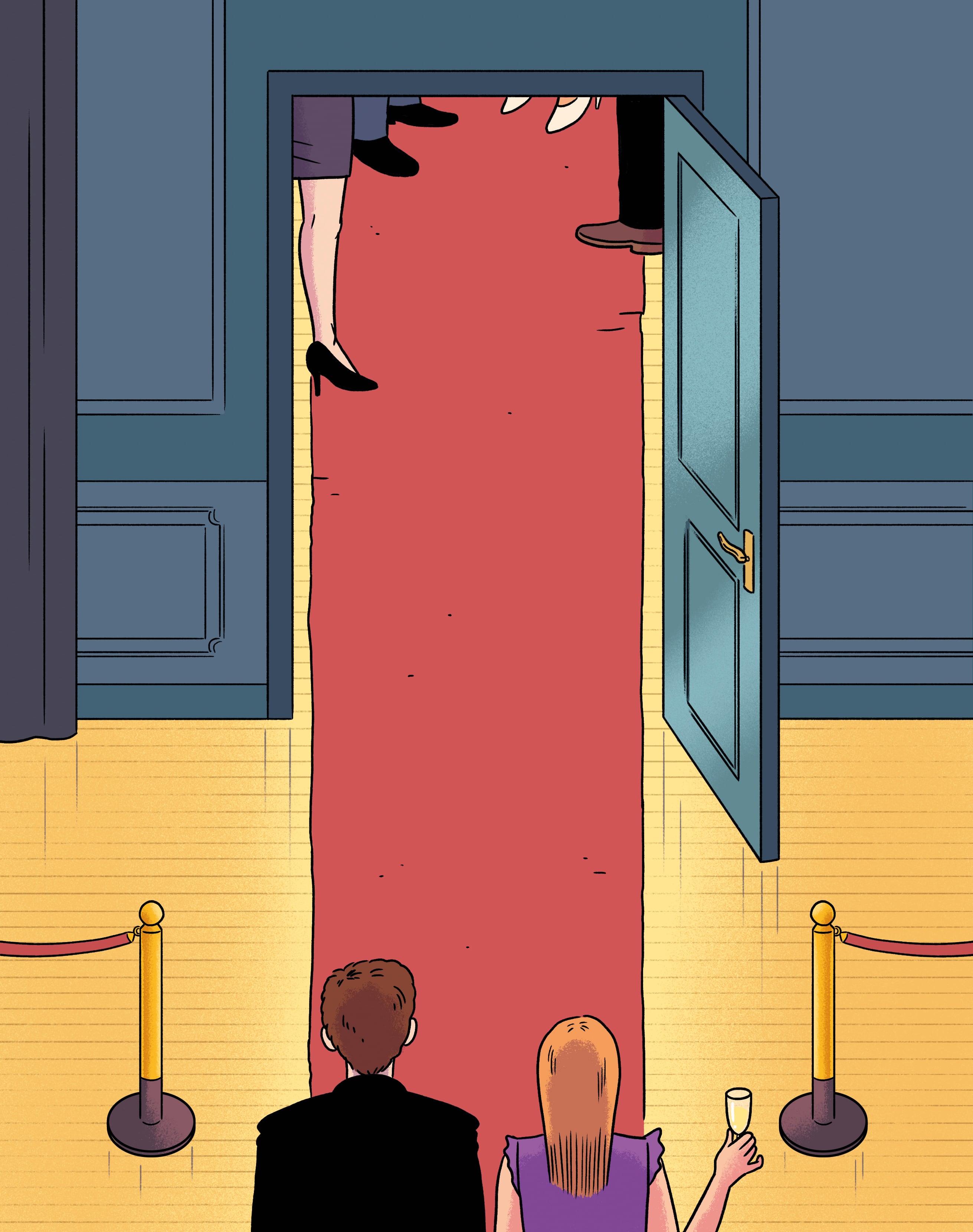 Para mantener la promesa de privacidad, estos establecimientos emplean señales informativas, como el cartel “Solo para miembros”, y puestas en escena disuasorias