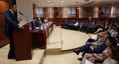 Mario Calabresi, en un momento de su charla.