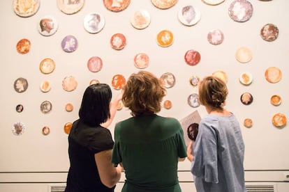 Monedas de David Trullo, en la exposición 'Coined-Acuñados'.