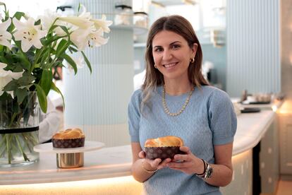 Paula Babiano muestra en su cafetería Balbisiana de Velázquez, 55 el tradicional paksa ucranio.