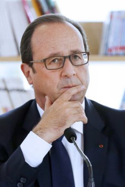 El presidente francés, François Hollande.