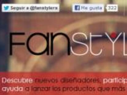 Pantallazo del home de Fanstyler.