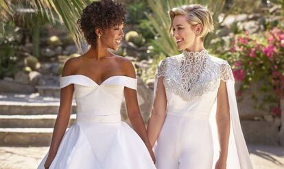 Samira Wiley y Lauren Morelli.